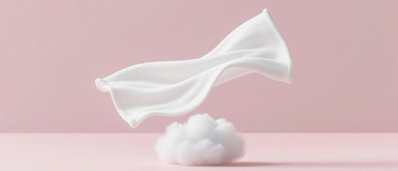 Floating cotton fabric with cotton combination lightweight concept