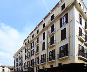 Historical Building in the Old Town of Palma, the Capital of Mallorca