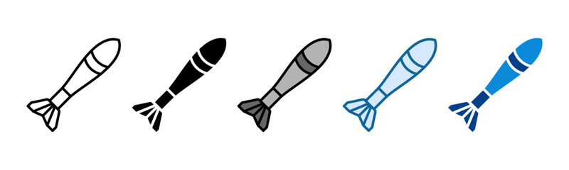 Mortar Icon Set Multiple Style Collection