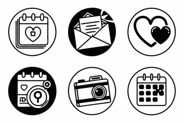 set of icons
