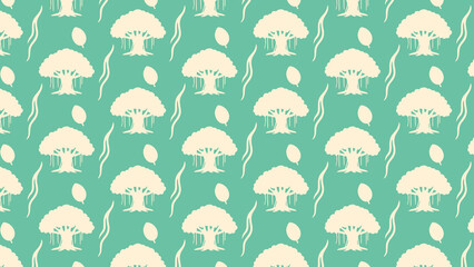 BANYAN tree vector pattern design