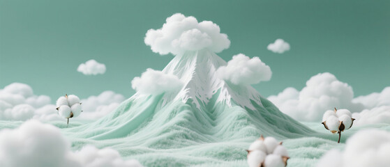 Cool breathable cotton fabric concept details