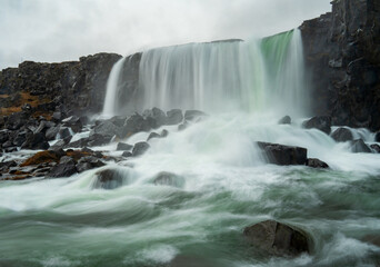 Oxarafoss Wasserfall