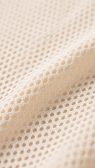 Close-up of grid breathable fabric