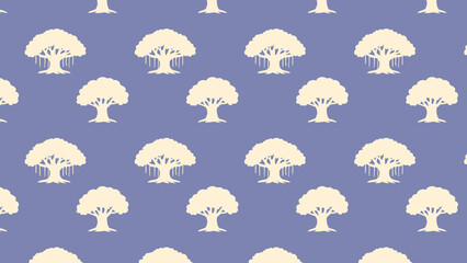 PEEPAL tree vector pattern design