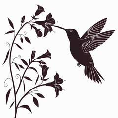 Naklejka premium bird on a branch