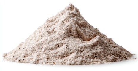 A mound of light beige powder