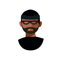 Thief Vector Icon Illustration
