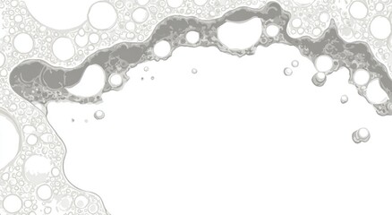 Abstract soap suds pattern
