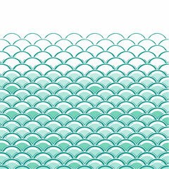 Fish scale and mermaid background
4