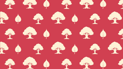 PEEPAL tree vector pattern design