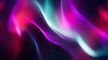 Abstract design with vibrant neon colors.