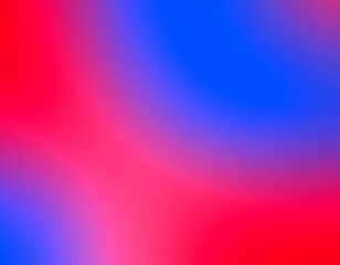 Abstract blend of vibrant red and blue hues, smoothly transitioning, creating a dynamic visual effect