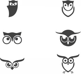 Elegant Owl Logo Template Vec...