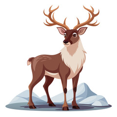 reindeer with red nose