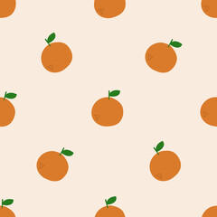 orange background seamless pattern 