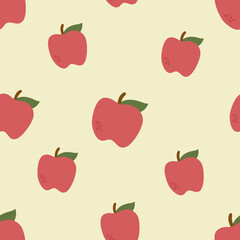 apple background seamless pattern 