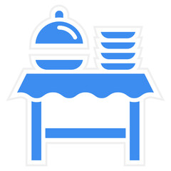 Custom Catering icon style