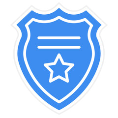 Police Badge icon style