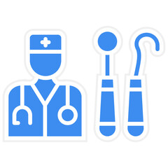 Dental Assistant icon style