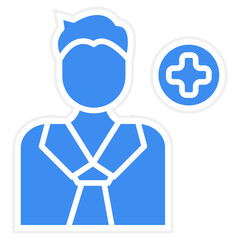 Obraz premium Paramedic icon style