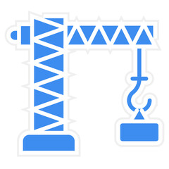 Crane icon style