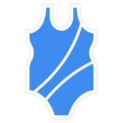 Swimsuit icon style