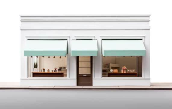 PNG Storefront window architecture dollhouse.