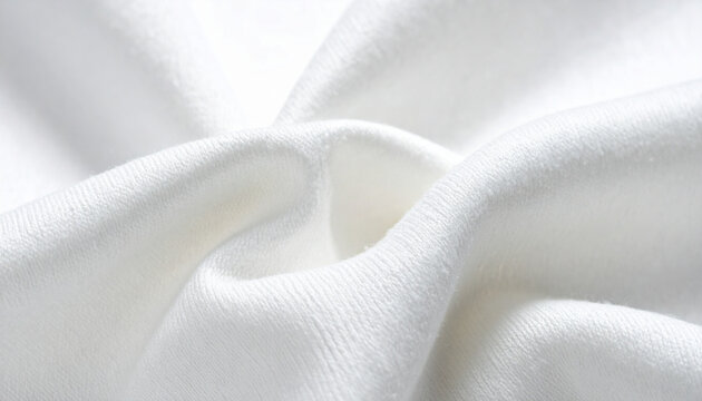 Macro close-up of plain cotton fabric, natural lighting highlighting texture and weave, neutral background, clean and minimal style