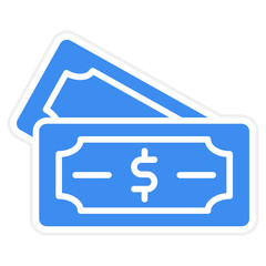 Dollar Bill icon style