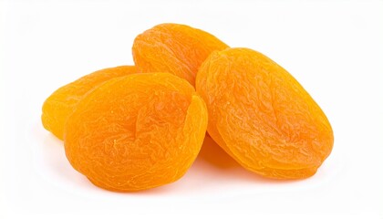 Close-up of vibrant orange dried apricots&mdash;wrinkled texture and rich color evoke natural sweetness, preservation, and healthy snacking.