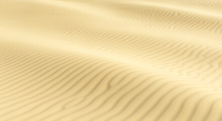 Obraz premium Close up of rippling sand dunes with soft golden light creating a textured abstract pattern of waves and shadows