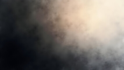 Abstract Background Texture Gradient Transitioning from Deep Obsidian Black to Warm Linen White Soft Cloudlike Forms Blending Seamlessly