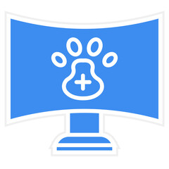 Online Vet icon style