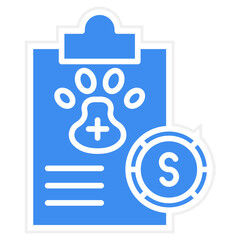 Obraz premium Vet Prices icon style
