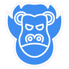 Orangutan icon style
