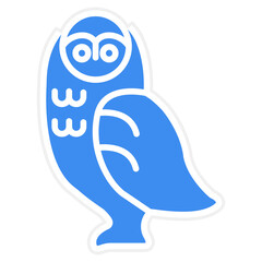 Snowy Owl icon style