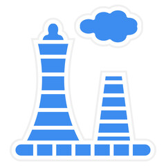 Air Pollution icon style