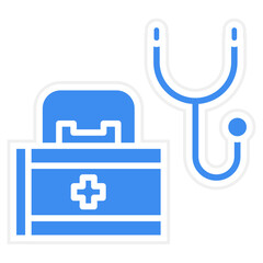 Obraz premium Medical Equipment icon style