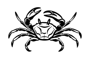 red crab isolated on white