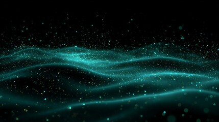Abstract Glowing Particles Background Design