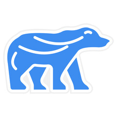 Bear Vector Icon Style