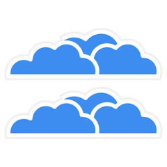 Cloud Vector Icon Style