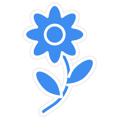 Flower Vector Icon Style