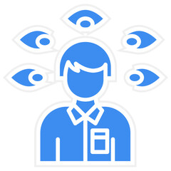 Paranoia Vector Icon Style
