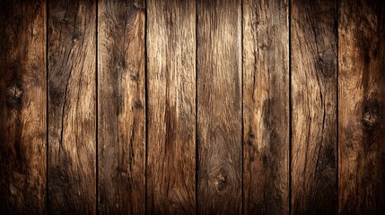 Aged wooden planks with vertical grain.