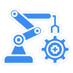 Health Automation Vector Icon Style