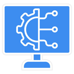Obraz premium IT Automation Vector Icon Style
