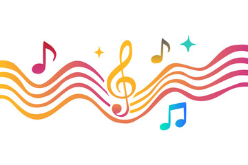 abstract music background vector
