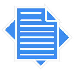 Obraz premium Document Vector Icon Style